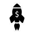 Rocket Dollar Icon