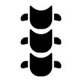 Spine Vector Icon Royalty Free Stock Photo