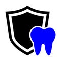 Tooth Protection Icon Royalty Free Stock Photo