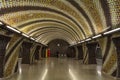 Beautiful metro station in Budapest. Hungary
