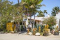 Beautiful Mexican building with plenty of plants around - SAN DIEGO - CALIFORNIA - APRIL 21, 2017