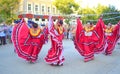 Beautiful Mexican women dance