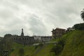 Beautiful Military Building In The Fortified Town Of Getaria. Architecture Middle Ages Travel. Royalty Free Stock Photo