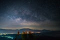 Milky way above Pai city