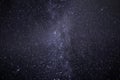 Beautiful milky way in the night sky Royalty Free Stock Photo