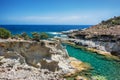 Beautiful Milos Seascape, Greece Royalty Free Stock Photo