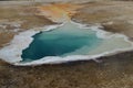 Vents and mineral deposits in Yellowstone National Park