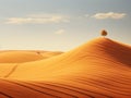 beautiful minimalistic harvest landscapes seen from unusual point of view