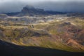 Beautiful misty mountain landscape Royalty Free Stock Photo