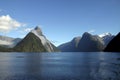 Beautiful Mitre peak Royalty Free Stock Photo