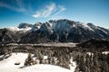 Beautiful mittenwald village and karwendel