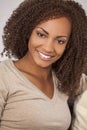 Beautiful Mixed Race African American Girl Royalty Free Stock Photo