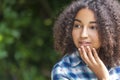 Beautiful Mixed Race African American Girl Teenager Royalty Free Stock Photo