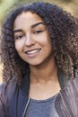 Beautiful Mixed Race African American Girl Teenager Royalty Free Stock Photo