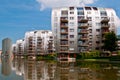 Beautiful Modern Architecture Residential Apartment Buildings Royalty Free Stock Photo