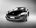 Beautiful Modern Black Sports Car Royalty Free Stock Photo