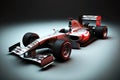 Beautiful modern equipped car for Formula One Racing, generative ai