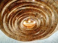 Beautiful modern hand woven bamboo ceiling light decoration
