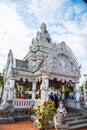 Beautiful molding art at Ming Muang temple in Nan province