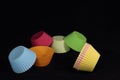 Beautiful molds for dessert silicone muffins colors shapes