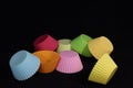 Beautiful molds for dessert silicone muffins colors shapes