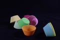 Beautiful molds for dessert silicone muffins colors shapes