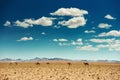 Beautiful mongolian gobi landscape with camels Royalty Free Stock Photo