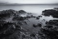 Beautiful monochrome seascape