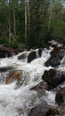 Beautiful Montana Rocky Waterfall