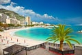 Beautiful Monte Carlo beaches, Monaco. Royalty Free Stock Photo