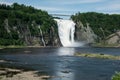 The beautiful Montmorency Falls - Quebec - Canada Royalty Free Stock Photo