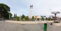 a beautiful monument, namely Jam Gadang, located in the province of West Sumatra, the city of Bukittinggi