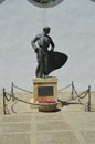 Beautiful Monument To Cayetano Ordonez `The Boy Of La Palma` In The Bullring Of Ronda.