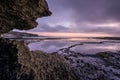 A beautiful moody and calm seascape taken at sunrise