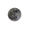 Beautiful moon isolated . Royalty Free Stock Photo