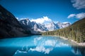 Beautiful Moraine lake in Banff national park, Alberta, Canada Royalty Free Stock Photo