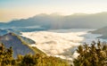 Beautiful morning in AlishanAli mountain National Park, Taiwan