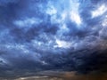 Beautiful morning dawns and dramatic autumn clouds in the autumn Swiss sky, Oerlikon - ZÃÂ¼rich Zuerich or Zurich, Switzerland