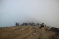 Beautiful Morning in Ijen Crater Royalty Free Stock Photo