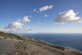 Beautiful morning seascape whith clouds sky