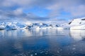 Morning in Antarctica, beautiful landscape of Lemaire Channel near Paradise Bay, Antarctica