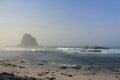 Beautiful morning view around Papuma beach in Jember, East Java, Indonesia. Royalty Free Stock Photo