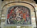Beautiful mosaics at L'Ancien Arsenal, Geneva. Royalty Free Stock Photo
