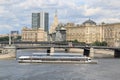 Moscow, Russia - June 30, 2019: River pleasure boat River Palace 2 on the Moscow River