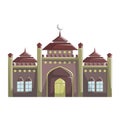 Beautiful Mosque Building, Islamic building to pray Royalty Free Stock Photo