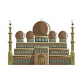 Beautiful Mosque Building, Islamic building to pray Royalty Free Stock Photo