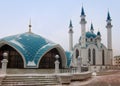 Beautiful mosque in Kazan. Winter landscape. Royalty Free Stock Photo