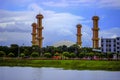 Beautiful mosque in the lake side