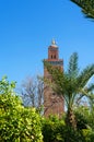 Beautiful mosque in Marrakesh. Morocco. Sightseeing. Architecture