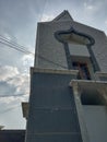 Beautiful Mosque Nature of The Cloud And The Sky